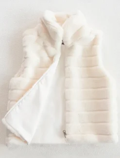 Women's Winter Coat Warm Breathable Patchwork Fashion Simple Solid Color Office Street Zipper Stand Collar Regular Fit Sleeveless Outerwear Black White Fall Winter