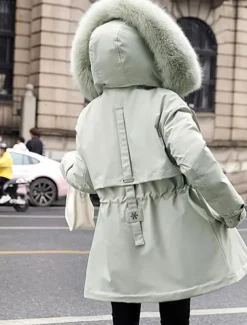 Women's Winter Coat Winter Jacket Hoodie Jacket Parka School Outdoor Valentine's Day Fall Winter Regular Coat Regular Fit Warm Breathable Simple Casual Daily Comfortable Jacket Long Sleeve Solid