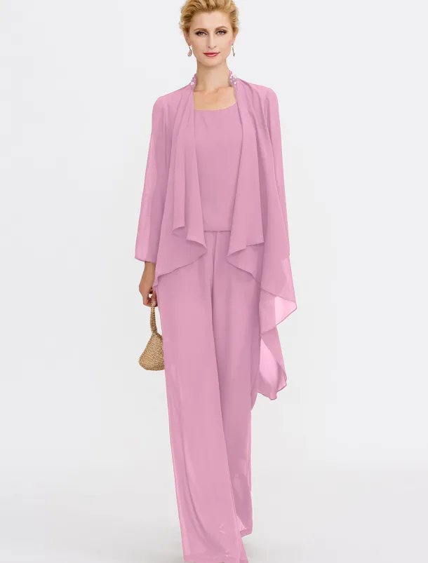 Women's Wrap Shrug Mother's Wraps Coats / Jackets Elegant Sun Protection Long Sleeve Chiffon Wedding Guest Wraps With Beading For Party Evening Spring & Fall dress to impress