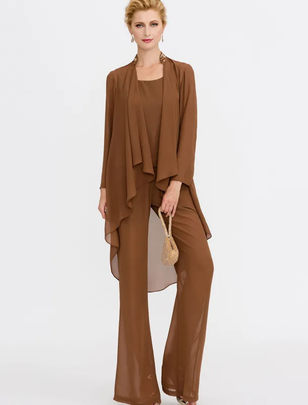 Women's Wrap Shrug Mother's Wraps Coats / Jackets Elegant Sun Protection Long Sleeve Chiffon Wedding Guest Wraps With Beading For Party Evening Spring & Fall dress to impress