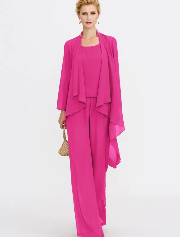 Women's Wrap Shrug Mother's Wraps Coats / Jackets Elegant Sun Protection Long Sleeve Chiffon Wedding Guest Wraps With Beading For Party Evening Spring & Fall dress to impress