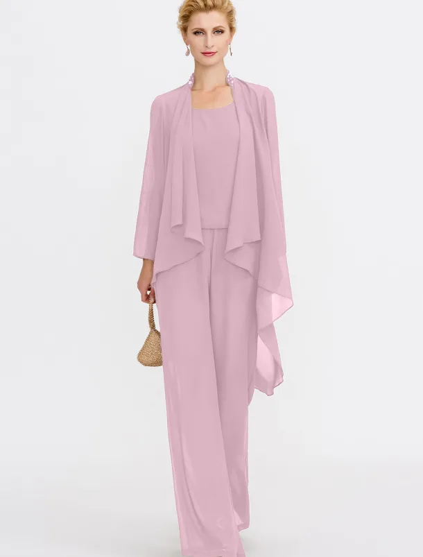 Women's Wrap Shrug Mother's Wraps Coats / Jackets Elegant Sun Protection Long Sleeve Chiffon Wedding Guest Wraps With Beading For Party Evening Spring & Fall dress to impress