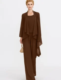 Women's Wrap Shrug Mother's Wraps Coats / Jackets Elegant Sun Protection Long Sleeve Chiffon Wedding Guest Wraps With Beading For Party Evening Spring & Fall dress to impress