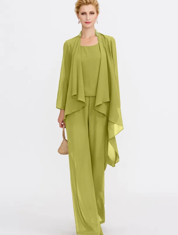 Women's Wrap Shrug Mother's Wraps Coats / Jackets Elegant Sun Protection Long Sleeve Chiffon Wedding Guest Wraps With Beading For Party Evening Spring & Fall dress to impress