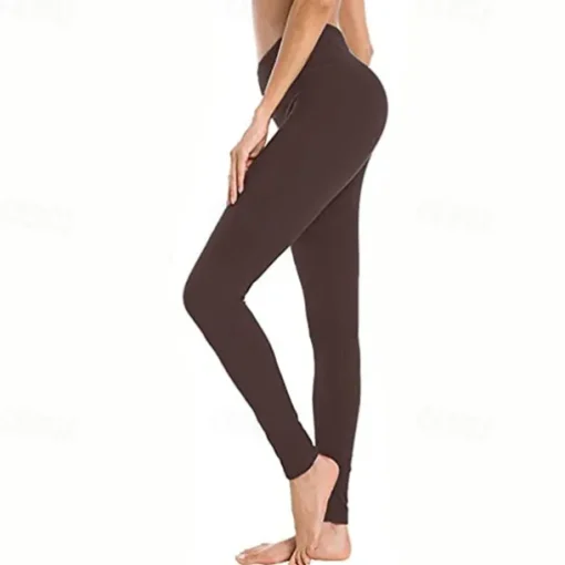 Women's Yoga Pants Seamless Tummy Control Butt Lift High Waist Yoga Fitness Gym Workout Cropped Leggings Bottoms Dark Grey Black White Spandex Fall Sports Activewear High Elasticity Skinny