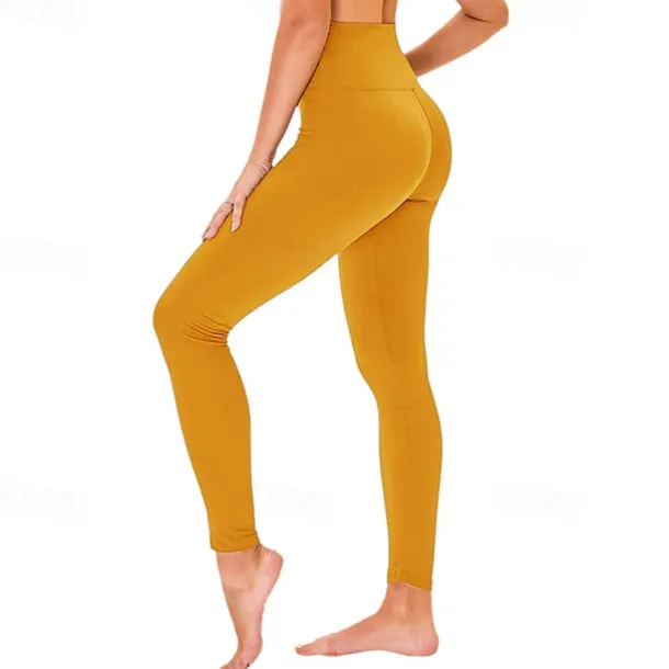 Women's Yoga Pants Seamless Tummy Control Butt Lift High Waist Yoga Fitness Gym Workout Cropped Leggings Bottoms Dark Grey Black White Spandex Fall Sports Activewear High Elasticity Skinny