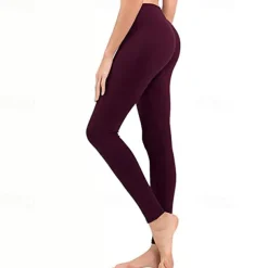 Women's Yoga Pants Seamless Tummy Control Butt Lift High Waist Yoga Fitness Gym Workout Cropped Leggings Bottoms Dark Grey Black White Spandex Fall Sports Activewear High Elasticity Skinny