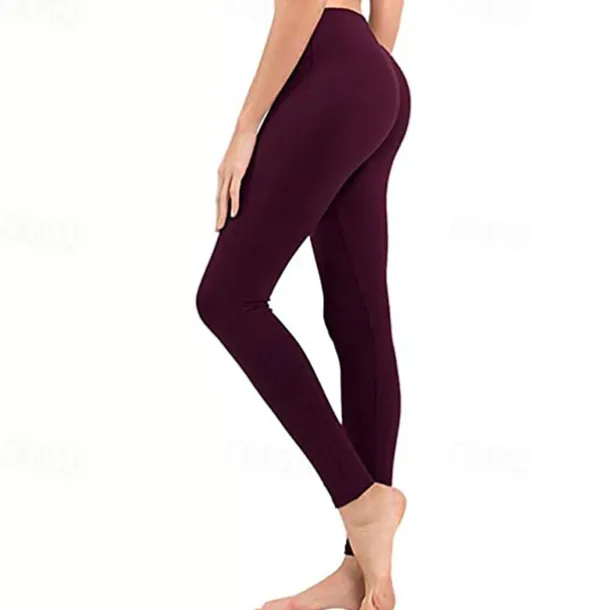Women's Yoga Pants Seamless Tummy Control Butt Lift High Waist Yoga Fitness Gym Workout Cropped Leggings Bottoms Dark Grey Black White Spandex Fall Sports Activewear High Elasticity Skinny