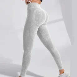 Women's Yoga Pants Yoga Leggings Tummy Control Butt Lift High Waist Yoga Gym Workout Pilates Tights Black Pink Champagne Fall Winter Sports Activewear Stretchy Slim
