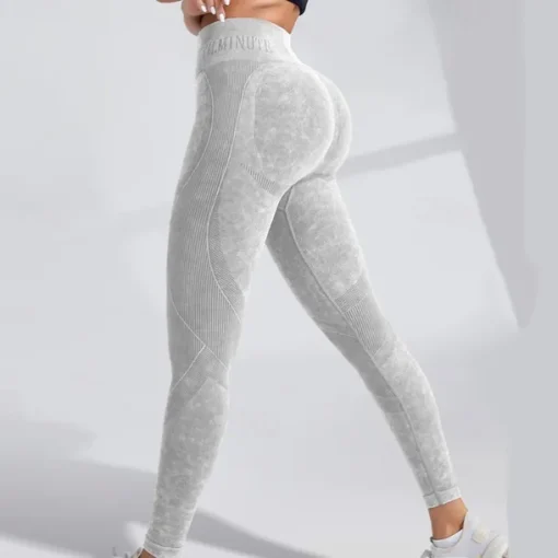 Women's Yoga Pants Yoga Leggings Tummy Control Butt Lift High Waist Yoga Gym Workout Pilates Tights Black Pink Champagne Fall Winter Sports Activewear Stretchy Slim