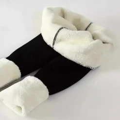 Women's Yoga Pants Yoga Leggings Fleece Lined Leggings High Waist Yoga Gym Workout Pilates Tights Black Gray Fleece Fall Winter Sports Activewear Stretchy Slim