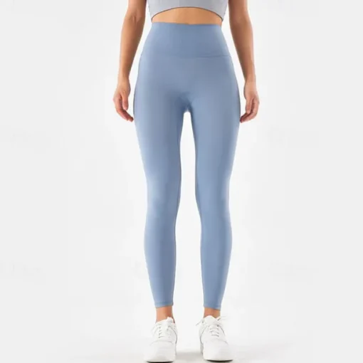 Women's Yoga Pants Yoga Leggings Hidden Waistband Pocket Tummy Control Butt Lift High Waist Yoga Gym Workout Pilates Cropped Leggings Yellow Red Blue Fall Winter Sports Activewear Stretchy Slim