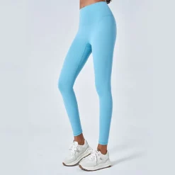 Women's Yoga Pants Yoga Leggings Hidden Waistband Pocket Tummy Control Butt Lift High Waist Yoga Gym Workout Pilates Cropped Leggings Yellow Red Blue Fall Winter Sports Activewear Stretchy Slim