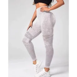 Women's Yoga Pants Yoga Leggings High Waist Yoga Gym Workout Pilates Tights Graphic Black Army Green Khaki Sports Activewear Stretchy Slim