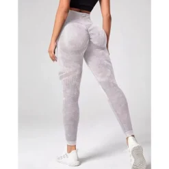 Women's Yoga Pants Yoga Leggings High Waist Yoga Gym Workout Pilates Tights Graphic Black Army Green Khaki Sports Activewear Stretchy Slim