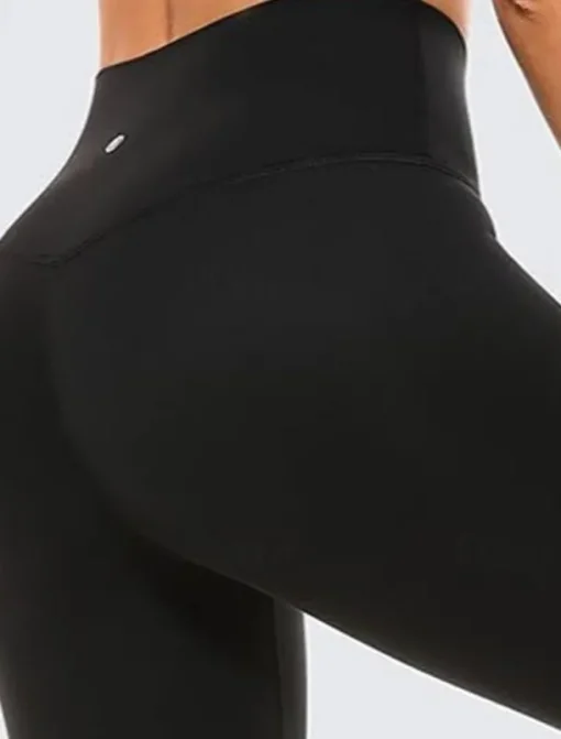 Women's Yoga Pants Yoga Leggings Elastic Waistband High Waist Yoga Gym Workout Pilates Tights Black Burgundy Coffee Fall Sports Activewear Stretchy Slim