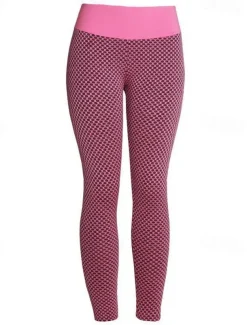 Women's Yoga Pants Yoga Leggings Patchwork Basic Tummy Control Butt Lift High Waist Yoga Gym Workout Pilates Cropped Leggings Tights Fashion Black Blue Fuchsia Fall Winter Sports Activewear Stretchy