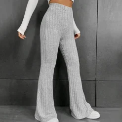 Women's Yoga Pants Yoga Leggings High Waist Yoga Gym Workout Pilates Tights Gray Spandex Fall Sports Activewear Stretchy Slim