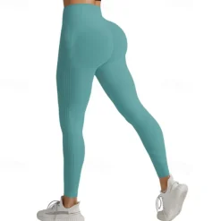 Women's Yoga Pants Yoga Leggings Fleece Lined Leggings Tummy Control Butt Lift High Waist Yoga Gym Workout Pilates Tights Dark Grey Black Army Green Fall Winter Sports Activewear Stretchy Slim