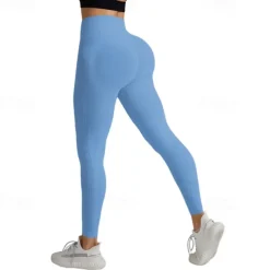 Women's Yoga Pants Yoga Leggings Fleece Lined Leggings Tummy Control Butt Lift High Waist Yoga Gym Workout Pilates Tights Dark Grey Black Army Green Fall Winter Sports Activewear Stretchy Slim