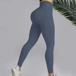 Women's Yoga Pants Yoga Leggings Fleece Lined Leggings Tummy Control Butt Lift High Waist Yoga Gym Workout Pilates Tights Dark Grey Black Army Green Fall Winter Sports Activewear Stretchy Slim