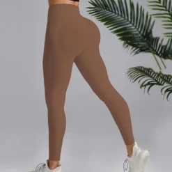 Women's Yoga Pants Yoga Leggings Fleece Lined Leggings Tummy Control Butt Lift High Waist Yoga Gym Workout Pilates Tights Dark Grey Black Army Green Fall Winter Sports Activewear Stretchy Slim