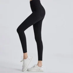 Women's Yoga Pants Yoga Leggings Jeggings Tummy Control Butt Lift High Waist Yoga Gym Workout Pilates Tights Dark Grey Black Blue Fall Winter Sports Activewear Stretchy Slim