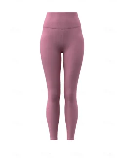 Women's Yoga Pants Yoga Leggings Tummy Control Butt Lift High Waist Yoga Gym Workout Pilates Tights Light Brown Black Ivory Spandex Fall Sports Activewear Stretchy Slim
