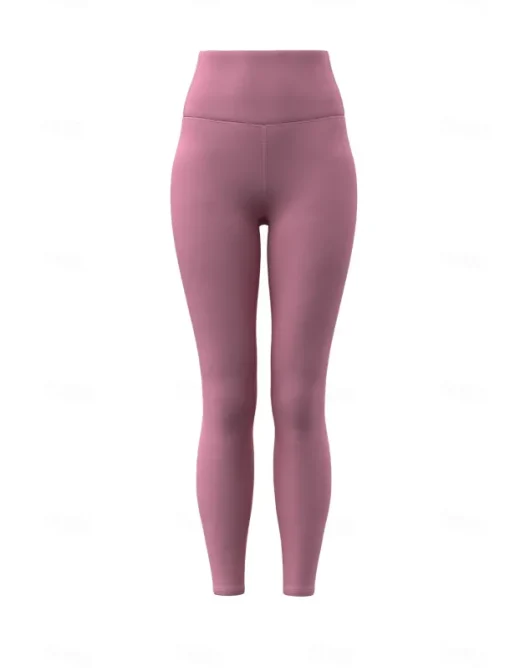 Women's Yoga Pants Yoga Leggings Tummy Control Butt Lift High Waist Yoga Gym Workout Pilates Tights Light Brown Black Ivory Spandex Fall Sports Activewear Stretchy Slim