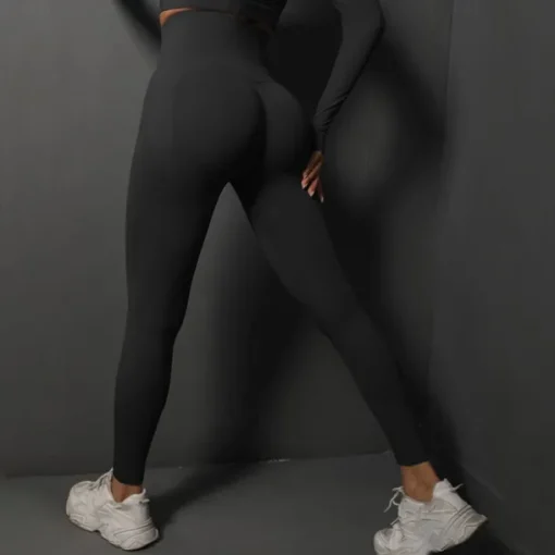 Women's Yoga Pants Yoga Leggings High Waist Yoga Gym Workout Pilates Tights Dark Grey Black Burgundy Spandex Sports Activewear Stretchy Slim