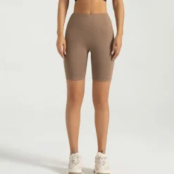 Women's Yoga Shorts Yoga Leggings Fleece Lined Leggings Tummy Control Butt Lift High Waist Yoga Gym Workout Pilates Shorts Black Pink Dark Gray Spandex Fall Sports Activewear Stretchy Slim