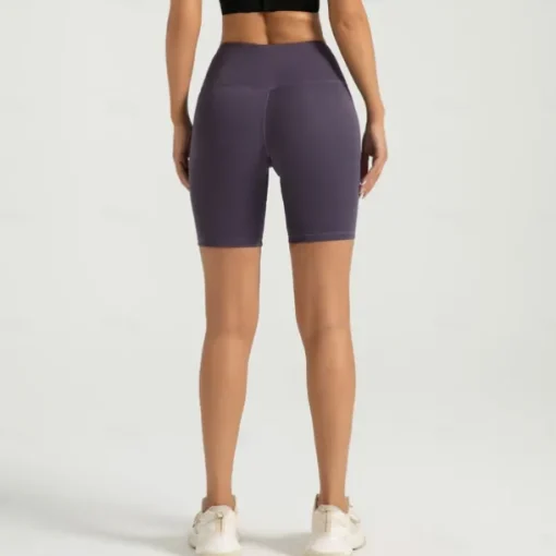 Women's Yoga Shorts Yoga Leggings Fleece Lined Leggings Tummy Control Butt Lift High Waist Yoga Gym Workout Pilates Shorts Black Pink Dark Gray Spandex Fall Sports Activewear Stretchy Slim