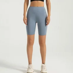 Women's Yoga Shorts Yoga Leggings Fleece Lined Leggings Tummy Control Butt Lift High Waist Yoga Gym Workout Pilates Shorts Black Pink Dark Gray Spandex Fall Sports Activewear Stretchy Slim