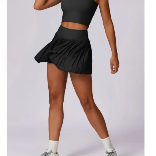 Women's Yoga Skirt Ruched with Phone Pocket High Waist Yoga Gym Workout Pilates Shorts Black White Sky Blue Sports Activewear Stretchy Slim