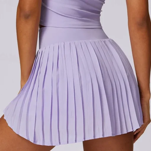 Women's Yoga Skirt Ruched with Phone Pocket High Waist Yoga Gym Workout Pilates Shorts Black White Sky Blue Sports Activewear Stretchy Slim