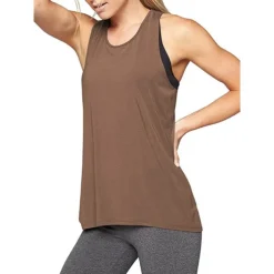 Women's Yoga Top Quick Dry Lightweight Soft Cross Back Sleeveless Sports Fashion Tee Tshirt Tank Top For Gym Workout Running Fitness Slim Activewear