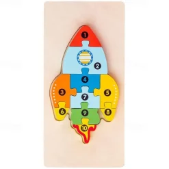 Wooden Early Education Cognition Children'S Educational Toys Building Wood Animal Transportation Shape Matching 3d Three-Dimensional Puzzle
