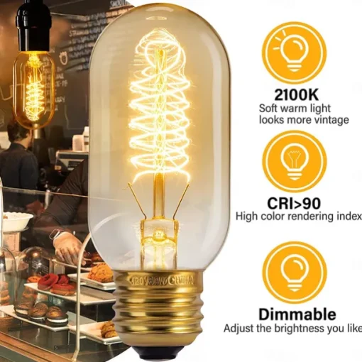 Wooden Retro Chandelier Industrial Retro Chandelier Black Metal Bedroom Dining Room Suspension Lantern Frame with Glass Shade House Loft Bar Coffee Decoration Chandelier Accessories, E27