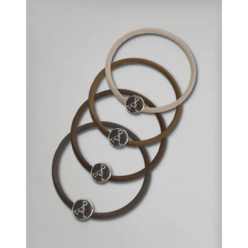 Wordmark Hair Ties 4 Pack