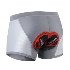 WOSAWE Men's Cycling Underwear Bike Shorts Cycling Padded Shorts Bike Shorts Underwear Shorts Semi-Form Fit Mountain Bike MTB Road Bike Cycling Sports 4D Pad Breathable Quick Dry Reduces Chafing