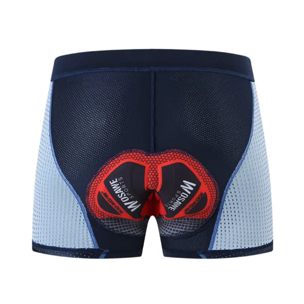 WOSAWE Men's Cycling Underwear Bike Shorts Cycling Padded Shorts Bike Shorts Underwear Shorts Semi-Form Fit Mountain Bike MTB Road Bike Cycling Sports 4D Pad Breathable Quick Dry Reduces Chafing