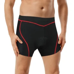 WOSAWE Men's Cycling Underwear Bike Shorts Cycling Padded Shorts Bike Shorts Underwear Shorts Semi-Form Fit Mountain Bike MTB Road Bike Cycling Sports 4D Pad Breathable Quick Dry Reduces Chafing