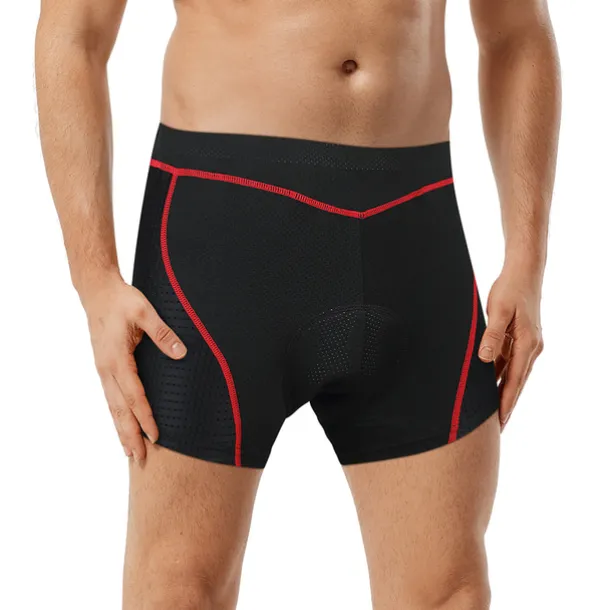 WOSAWE Men's Cycling Underwear Bike Shorts Cycling Padded Shorts Bike Shorts Underwear Shorts Semi-Form Fit Mountain Bike MTB Road Bike Cycling Sports 4D Pad Breathable Quick Dry Reduces Chafing