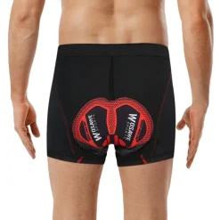 WOSAWE Men's Cycling Underwear Bike Shorts Cycling Padded Shorts Bike Shorts Underwear Shorts Semi-Form Fit Mountain Bike MTB Road Bike Cycling Sports 4D Pad Breathable Quick Dry Reduces Chafing