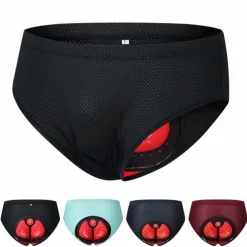 WOSAWE Men's Cycling Underwear Shorts Cycling Underwear Cycling Padded Shorts Bike Underwear Shorts Padded Shorts / Chamois Race Fit Mountain Bike MTB Road Bike Cycling Sports 3D Pad Cycling