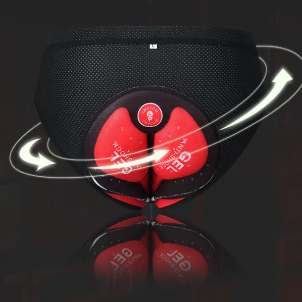 WOSAWE Men's Cycling Underwear Shorts Cycling Underwear Cycling Padded Shorts Bike Underwear Shorts Padded Shorts / Chamois Race Fit Mountain Bike MTB Road Bike Cycling Sports 3D Pad Cycling