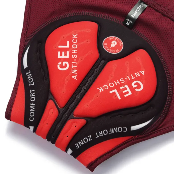 WOSAWE Men's Cycling Underwear Shorts Cycling Underwear Cycling Padded Shorts Bike Underwear Shorts Padded Shorts / Chamois Race Fit Mountain Bike MTB Road Bike Cycling Sports 3D Pad Cycling