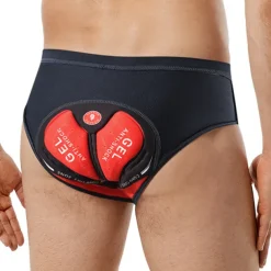 WOSAWE Men's Cycling Underwear Shorts Cycling Underwear Cycling Padded Shorts Bike Underwear Shorts Padded Shorts / Chamois Race Fit Mountain Bike MTB Road Bike Cycling Sports 3D Pad Cycling