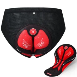 WOSAWE Men's Cycling Underwear Shorts Cycling Underwear Cycling Padded Shorts Bike Underwear Shorts Padded Shorts / Chamois Race Fit Mountain Bike MTB Road Bike Cycling Sports 3D Pad Cycling