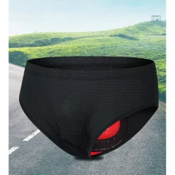 WOSAWE Men's Cycling Underwear Shorts Cycling Underwear Cycling Padded Shorts Bike Underwear Shorts Padded Shorts / Chamois Race Fit Mountain Bike MTB Road Bike Cycling Sports 3D Pad Cycling